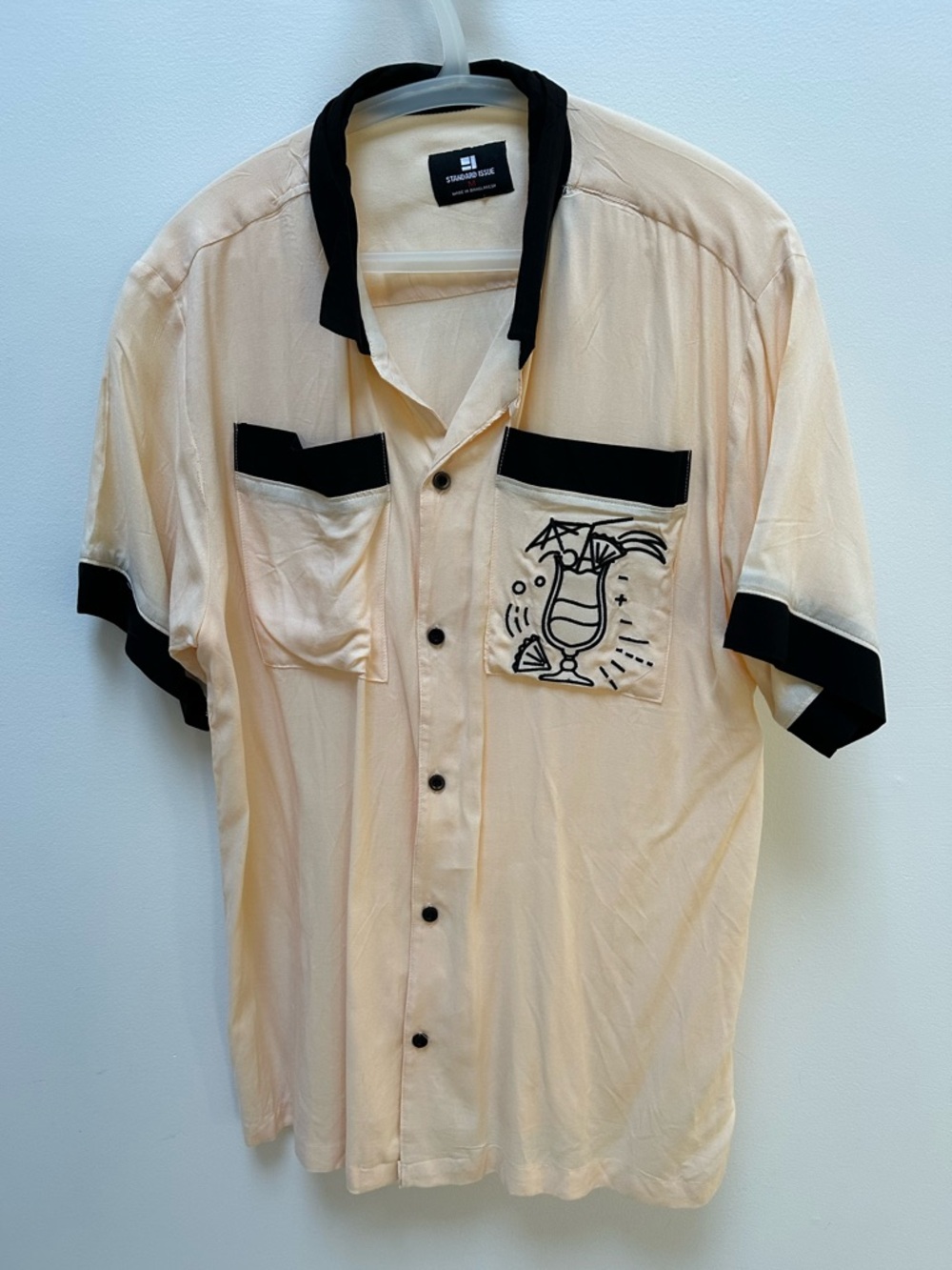 🍹Fun Tropical Drink Short-Sleeve Pocket Shirt